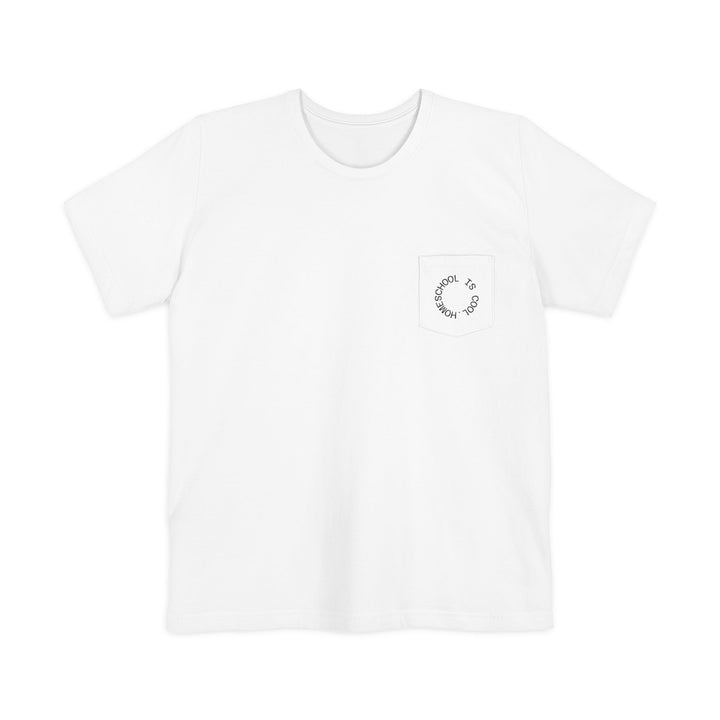Unisex Pocket T-Shirt | Homeschool is Cool - Casual Tee, Homeschool Gift, Everyday Wear, Comfortable Style