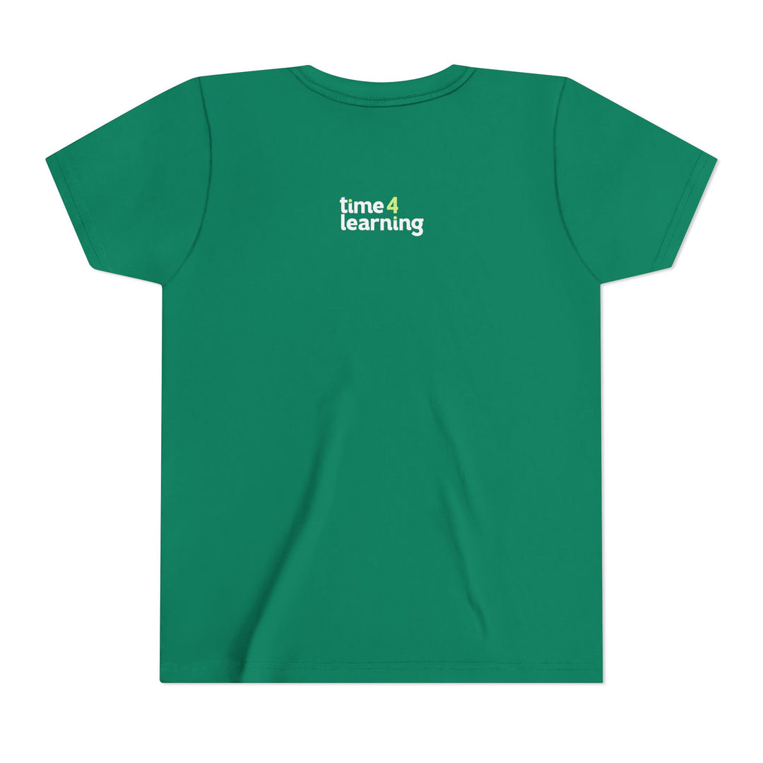 Youth Short Sleeve Tee | The World is My School – Fun Homeschool Style, Casual Everyday Wear, Back to School Gift, Playtime Essentials, Trendy Youth Fashion