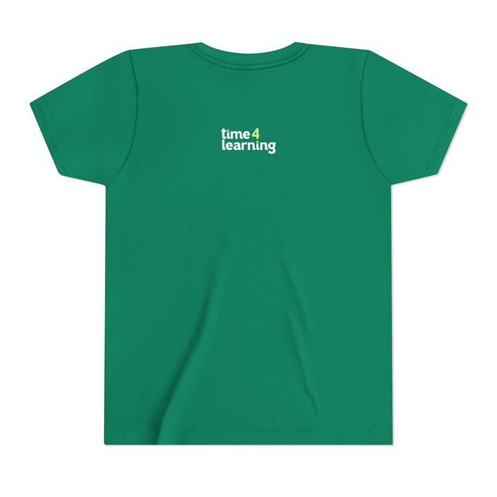 Youth Short Sleeve Tee | The World is My School – Fun Homeschool Style, Casual Everyday Wear, Back to School Gift, Playtime Essentials, Trendy Youth Fashion