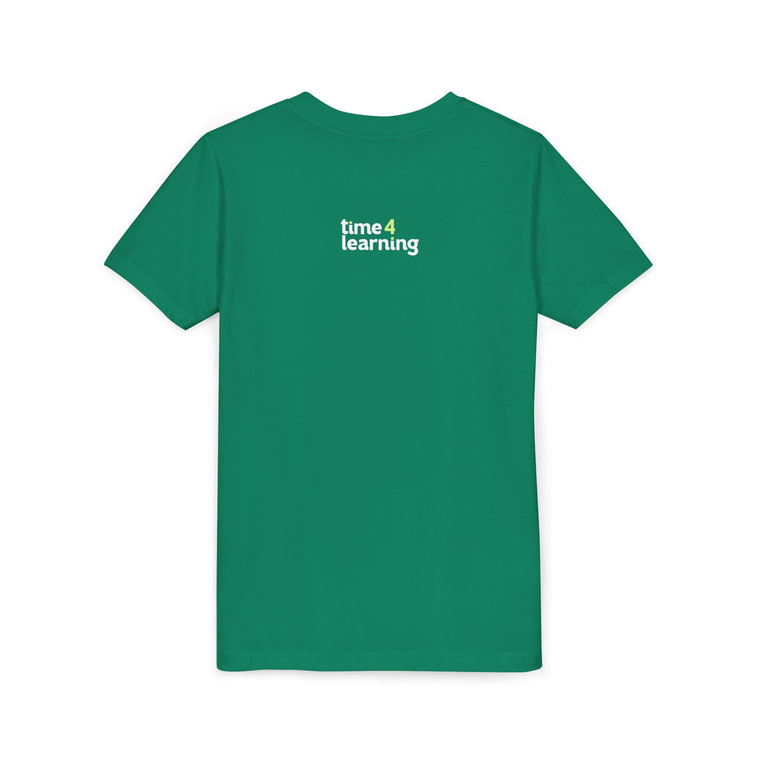 Youth Short Sleeve Tee | The World is My School – Fun Homeschool Style, Casual Everyday Wear, Back to School Gift, Playtime Essentials, Trendy Youth Fashion
