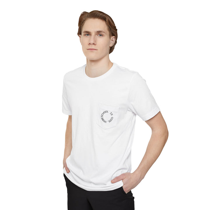 Unisex Pocket T-Shirt | Homeschool is Cool - Casual Tee, Homeschool Gift, Everyday Wear, Comfortable Style